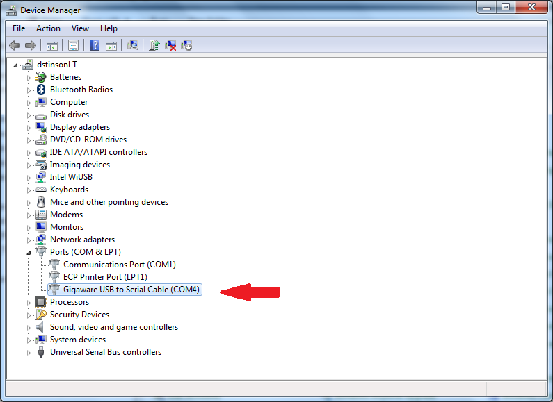 gigaware usb to serial driver windows 8